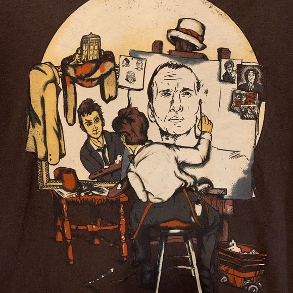 Dr Who Tee - Dr Rockwell - sz L - Picture 5 of 7